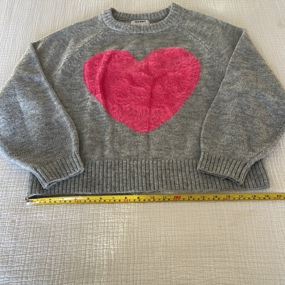 old navy heart sweater size M - Picture 4 of 6